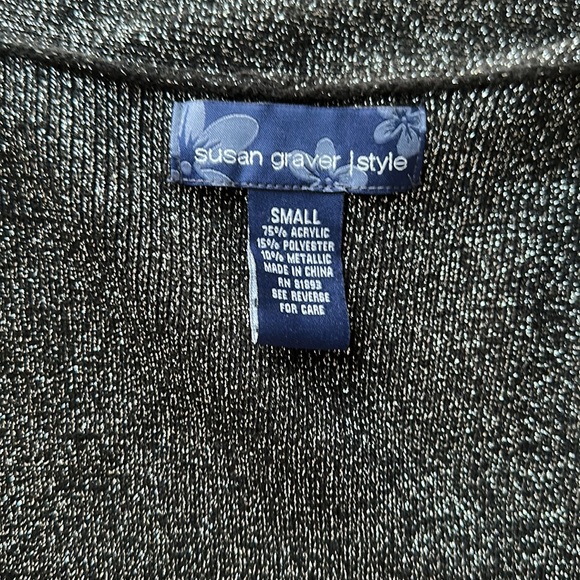 Black and silver cardigan - Picture 7 of 7